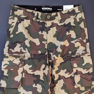 Sonoma Men's Camo Cargo Shorts 30w
